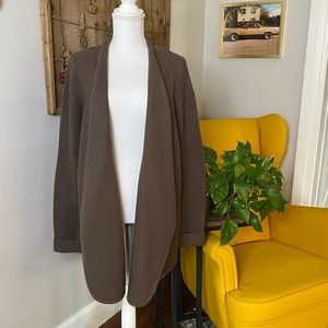 Last night to buy! VINCE Draped Open Cardigan